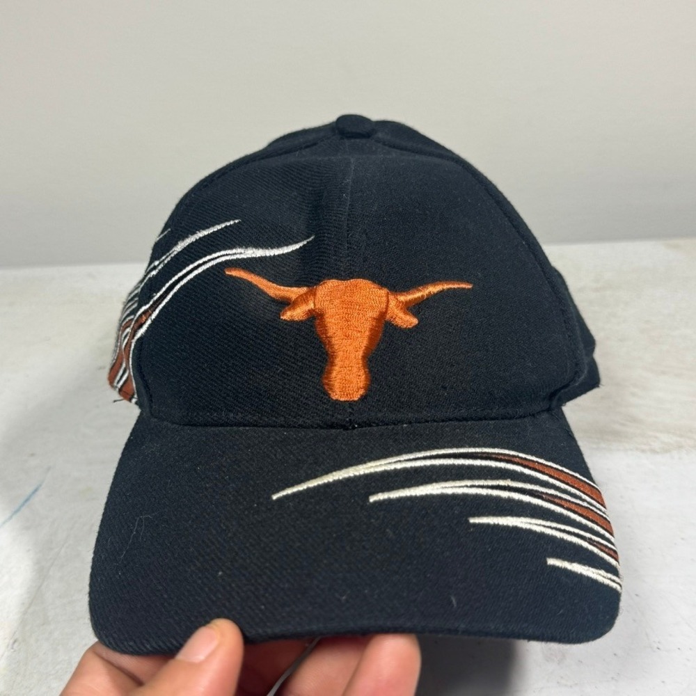 Vintage Texas Longhorns Strapback Hat NCAA Sports USA College Sportswear